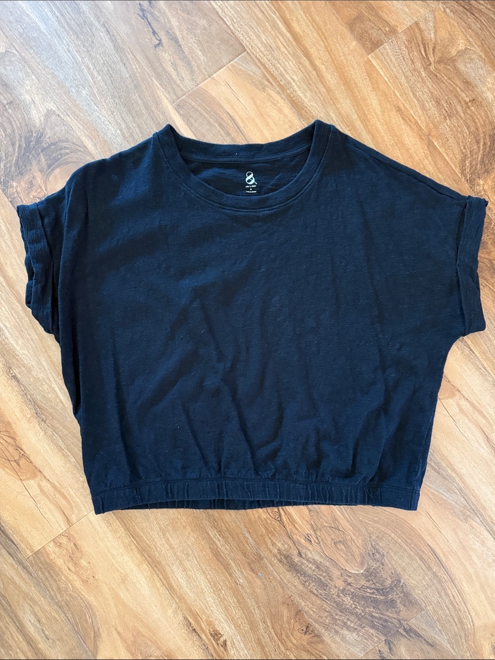 Lou & Grey Black Bubble Crew Tee - Size XL